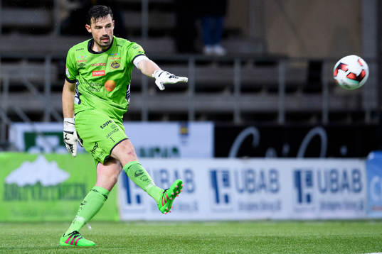 Elfsborgs målvakt Kevin Stuhr Ellegaard