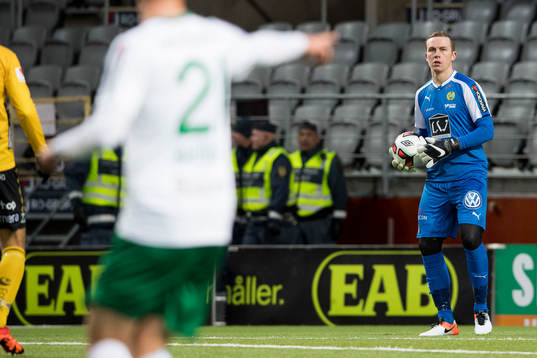 Hammarbys målvakt Ögmundur Kristinsson