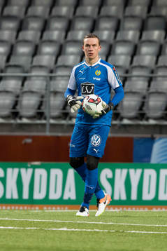Hammarbys målvakt Ögmundur Kristinsson