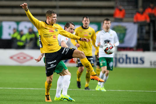 Elfsborgs Viktor Claesson och Hammarbys Johan Persson