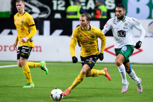Elfsborgs Simon Hedlund och Hammarbys Imad Khalili