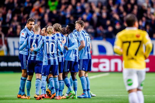 Djurgårdens Mathias Ranegie jublar