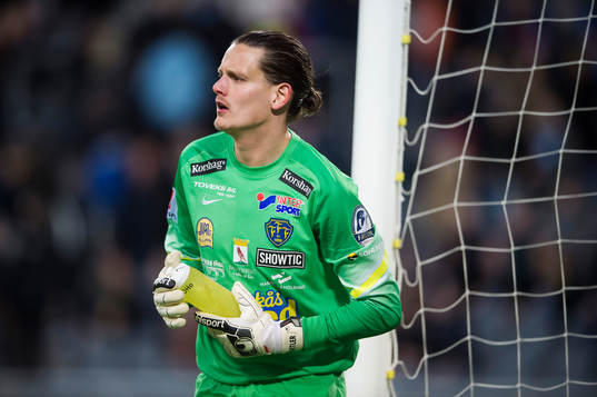 Falkenbergs målvakt Otto Martler