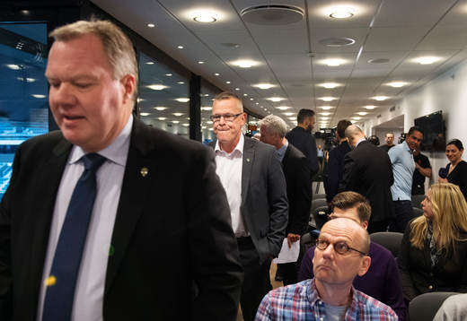 Svenska Fotbollförbundets ordförande Karl-Erik Nilsson