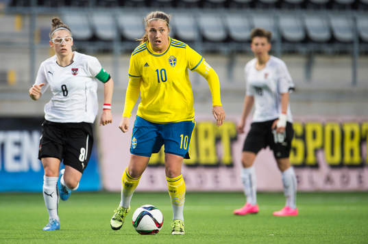 Sveriges Filippa Angeldal och Österrikes Katharina
