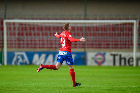 Helsingborgs Darijan Bojanić jublar