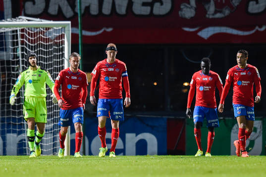 Helsingborgs spelare deppar