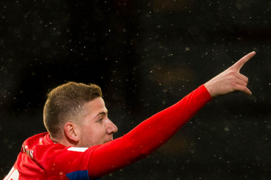 Helsingborgs Darijan Bojanić jublar