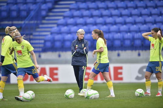Sveriges tränare Pia Sundhage
