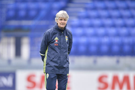 Sveriges tränare Pia Sundhage