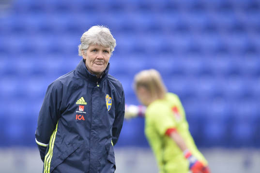 Sveriges tränare Pia Sundhage