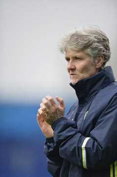 Sveriges tränare Pia Sundhage