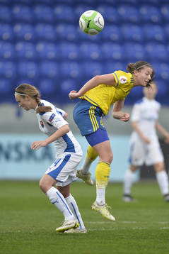 Sveriges Pauline Hammarlund och Slovakiens Petra