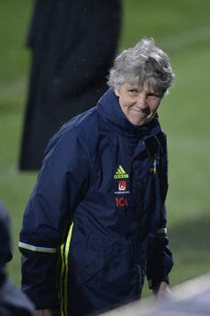 Sveriges förbundskapten Pia Sundhage