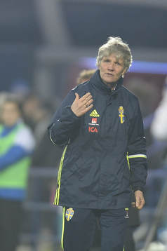 Sveriges förbundskapten Pia Sundhage
