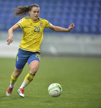 Sveriges Emilia Applequist och Slovakiens Patricia