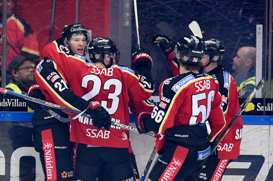 Luleås spelare jublar