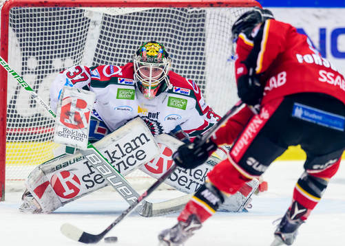 Frölundas målvakt Johan Gustafsson