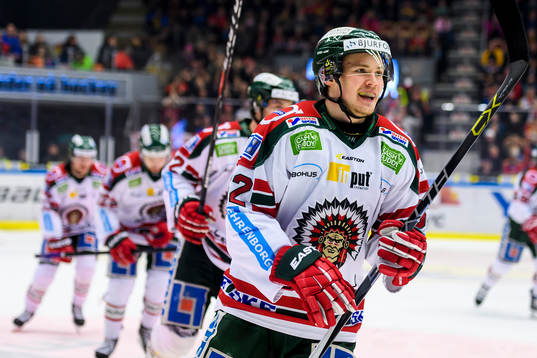 Frölundas Artturi Lehkonen jublar
