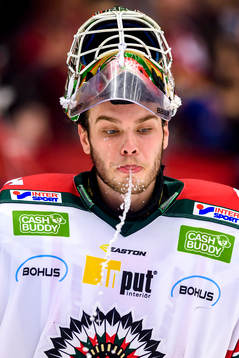 Frölundas målvakt Johan Gustafsson