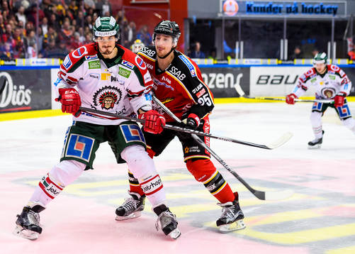 Frölundas Oliver Lauridsen och Luleås Anton Hedman