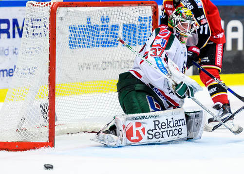 Frölundas målvakt Johan Gustafsson