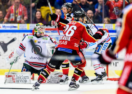 Luleås Peter Cehlarik jublar