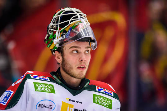 Frölundas målvakt Johan Gustafsson