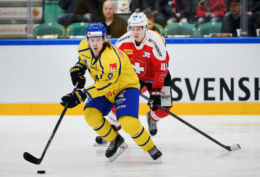 Sveriges Mattias Tedenby och Schweizs Patrick Geering