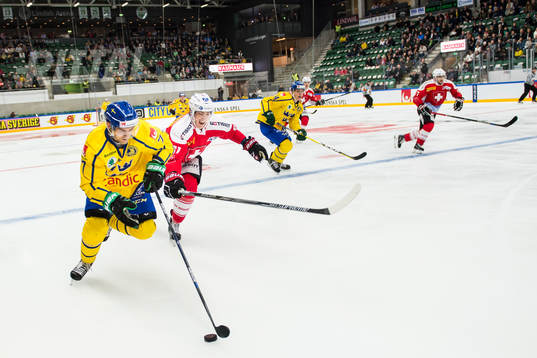 Sveriges Patrick Cehlin och Schweizs Fabrice Herzog