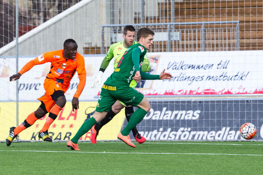 Dalkurds Benjamin Hjerstrand  i fotbollsmatchen i