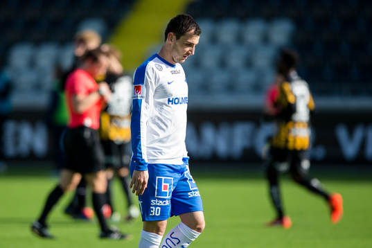 Norrköpings Nikola Tkalcic deppar