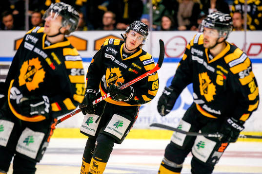 Skellefteås Sebastian Aho jublar