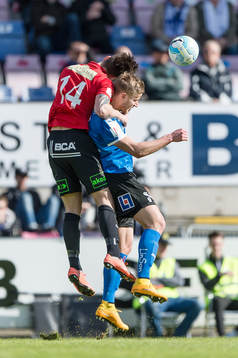 Trelleborgs Alexander Blomqvist och Halmstads Alexander
