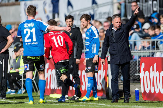 Halmstads tränare Jan Jönsson