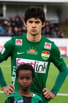 Dalkurds Jesper Nyholm  i fotbollsmatchen i superettan