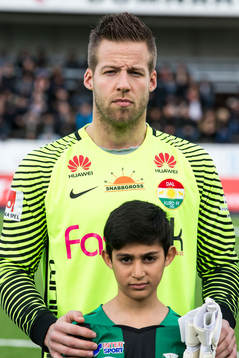 Dalkurds Frank Pettersson  i fotbollsmatchen i superettan