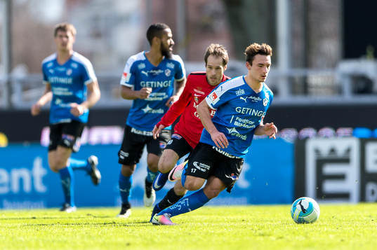 Halmstads Sead Haksabanovic och Trelleborgs Zoran Jovanovic