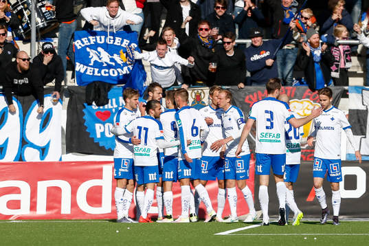 Norrköpings Emir Kujovic jublar