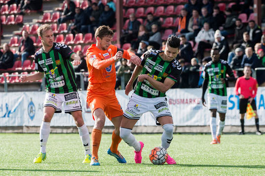 Athletics Filip Rogic och GAIS Luka Mijaljevic