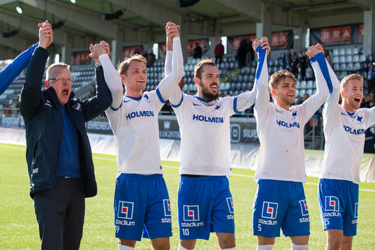 Norrköpings tränare Jan Andersson, Sebastian Andersson,