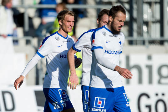 Norrköpings Sebastian Andersson glad