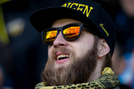 En Häcken supporter