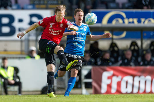 Trelleborgs Magnus Andersson och Halmstads Fredrik Olsson