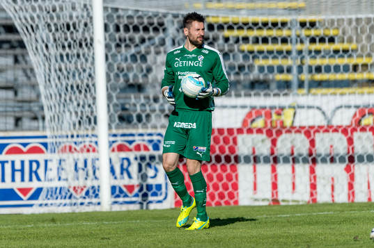 Halmstads målvakt Stojan Lukic