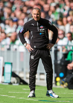 Helsingborgs manager Henrik Larsson