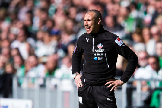 Helsingborgs manager Henrik Larsson