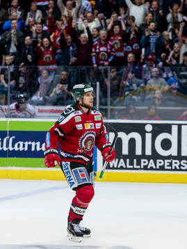 Frölundas Henrik Tömmernes jublar