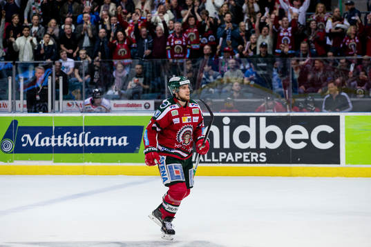 Frölundas Henrik Tömmernes jublar