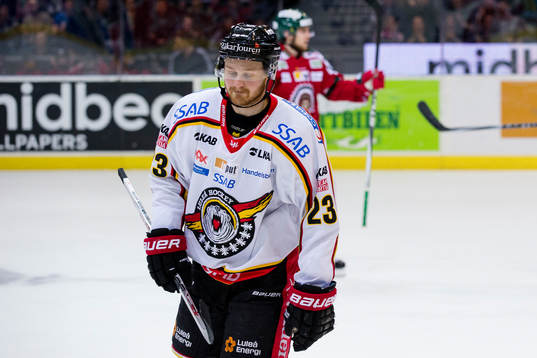 Luleås Lucas Wallmark deppar